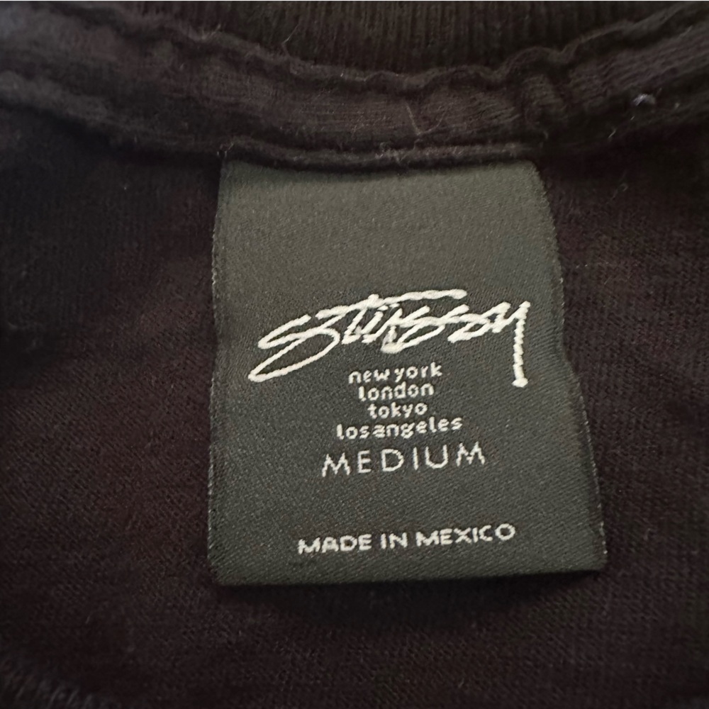 Stüssy Black Gucci N4 Medium T-Shirt size medium short sleeve crewneck - Picture 7 of 9